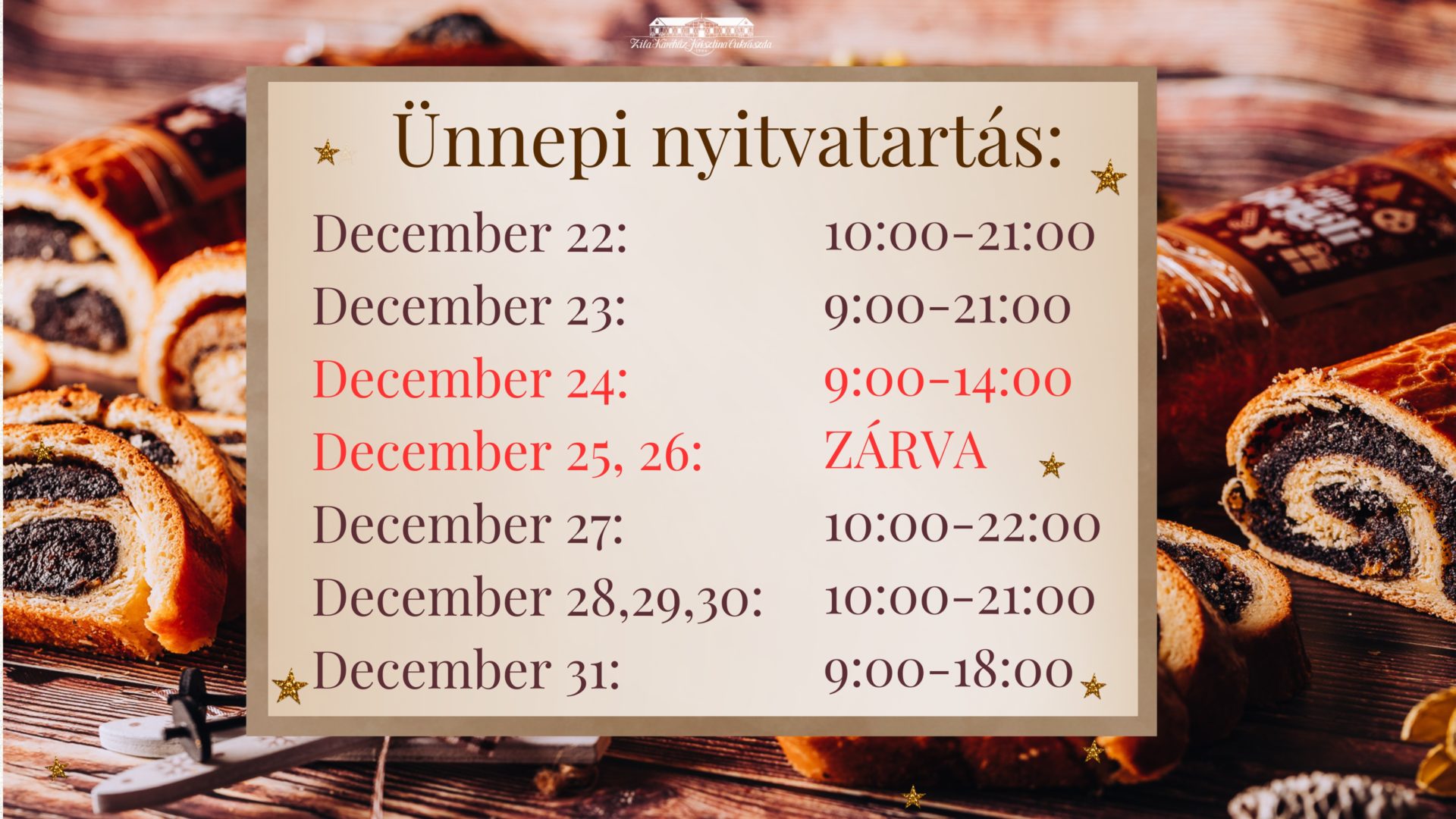 Ünnepi nyitvatartás25