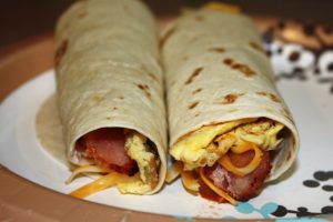 two-breakfast-burritos-on-plate